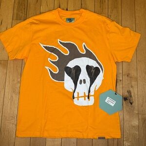 Rich Kidz Civil LA  Yellow Skull Tee Shirt size L‎